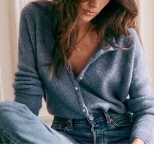 Sezane Gilet Gaspard Cardigan Size S